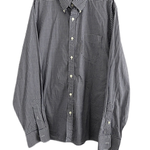 Club Monaco Classic fit, XL. 100% cotton. Long sleeves. Check plaid. Like new! - Picture 2 of 7